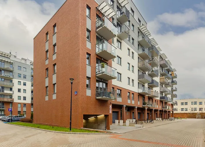 Daire Minimalist In With Parking Near Kaliska By Renters Łódź